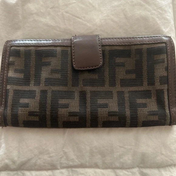 Fendi Accessories Fendi Zucca Continental Wallet Poshmark